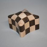 Checkerboard #17 Handcrafted Wooden Box 1 small