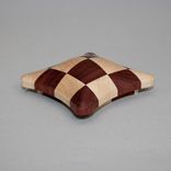 Checkerboard #23 Handcrafted Wooden Box 3 small