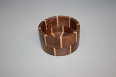 Abstract Flower #5 Handcrafted Wooden Box 2 small