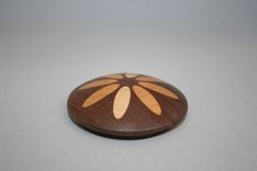Abstract Flower #5 Handcrafted Wooden Box 3 small