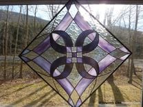 Abstract Diamonds In Stained Glass 4 small