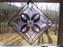 Abstract Diamonds In Stained Glass 2 small