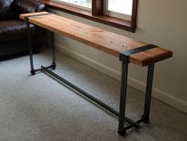 Steel And Cherry Console Table 1 small