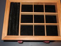 Cherry And Purpleheart 2 Drawer Jewelry Box 5 small