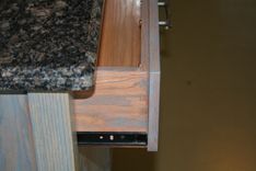 Red Oak 9 Drawer Sideboard (Weathered) 4 small