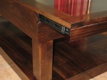 Sliding Top Walnut Coffee Table 4 small