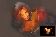 Custom Watercolor Portrait From Photo 4 small