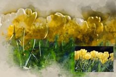 Custom Watercolor Portrait From Photo 5 small