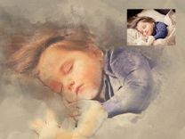 Custom Watercolor Portrait From Photo 1 small