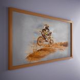 Custom Strong Stroke Brush Painted Poster From Photo 2 small