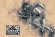 Custom Traditionally Painted Poster From Photo 3 small