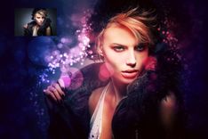 Bokeh Lighting Portrait Digital Painting From Photo 2 small