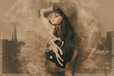 Custom Modern Contemporary Painting Poster Print From Photo 3 small