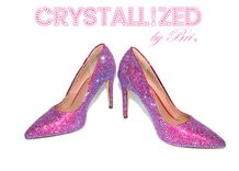 Fully Crystallized High Heels Bling Shoes Genuine European Crystals Bedazzled Pumps Sandals 4 small