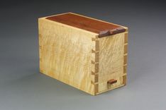 Shaker Style Candle Box With Match Drawer 1 small