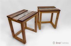Walnut End Tables 2 small