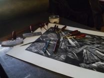 Printmaking, The Printing Of Illustrations From Copper Plates Or Cut Wood. 1 small