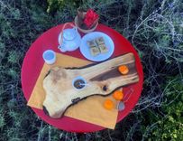 Picnic Serving Tray Or Board For Charcuterie Or Small Bites 2 small