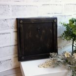 Hand Painted Checks Picture Frame Black And White Checked Wine Picture Decor 3 small