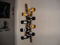 Hanging Corner Wine Racks Made From Barrel Staves 3 small