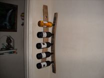Hanging Corner Wine Racks Made From Barrel Staves 5 small