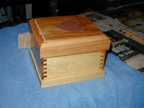 Recipe, Card File, Or Photo Dovetail Boxes 2 small