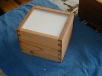 Recipe, Card File, Or Photo Dovetail Boxes 3 small