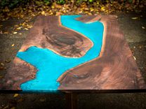 Handcrafted Walnut River Table 5 small