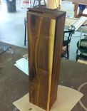 Custom Solid Walnut Trash Can 2 small