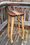 Walnut And Maple Bar Stools 1 small