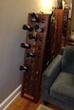 Solid Walnut French Wine Rack 1 small
