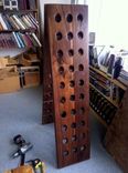 Solid Walnut French Wine Rack 2 small