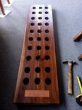 Solid Walnut French Wine Rack 3 small