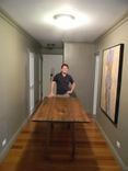 Walnut Drop Leaf Dining Table 2 small