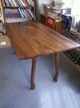 Walnut Drop Leaf Dining Table 3 small
