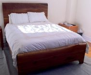 Solid Walnut Queen-Sized Bed 1 small