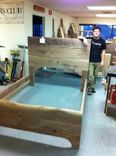 Solid Walnut Queen-Sized Bed 4 small