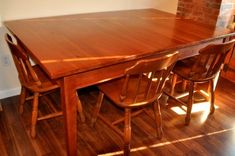 Cherry Shaker Dining Table 1 small