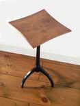 Square Book Matched Maple Accent Table No.102 With 3 Legs 1 small