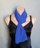 Royal Blue Chiffon Scarf 1 small