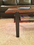 Barn Wood Coffee Table With Magazine Shelf 3 small