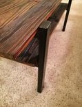 Barn Wood Coffee Table With Magazine Shelf 6 small