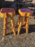 Eastern Red Cedar Bar Stools 3 small