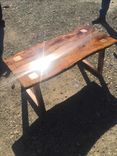 Double Live Edge Mesquite With Steel River Inlay 3 small