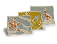 Sea Star (Blue/Orange) Set Of 5 3 small