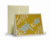 Sea Turtle (Gold/Blue) Set Of 5 1 small