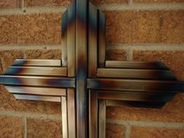 Art Deco Metal Cross 2 small
