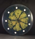 12" Round Floral Sculpture 2 small