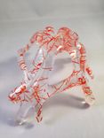 Red Confetti Coral Candle Holders 6 small