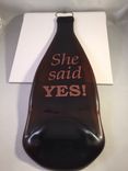 Custom Wine Bottle Cheese Plate 6 small